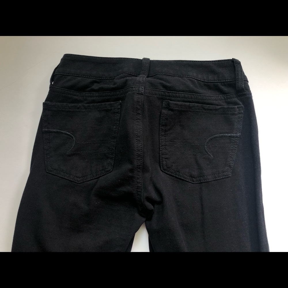 American Eagle Knit Jeggings Black